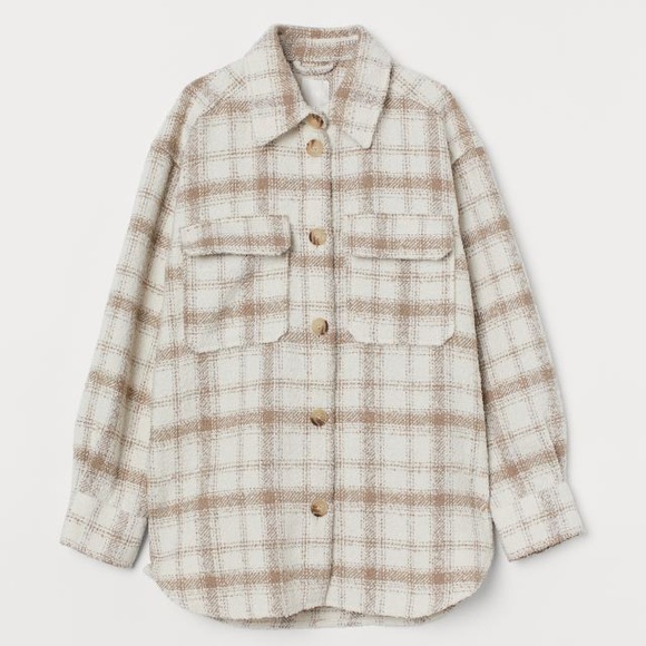 H&M Plaid Shacket - Picture 1 of 8